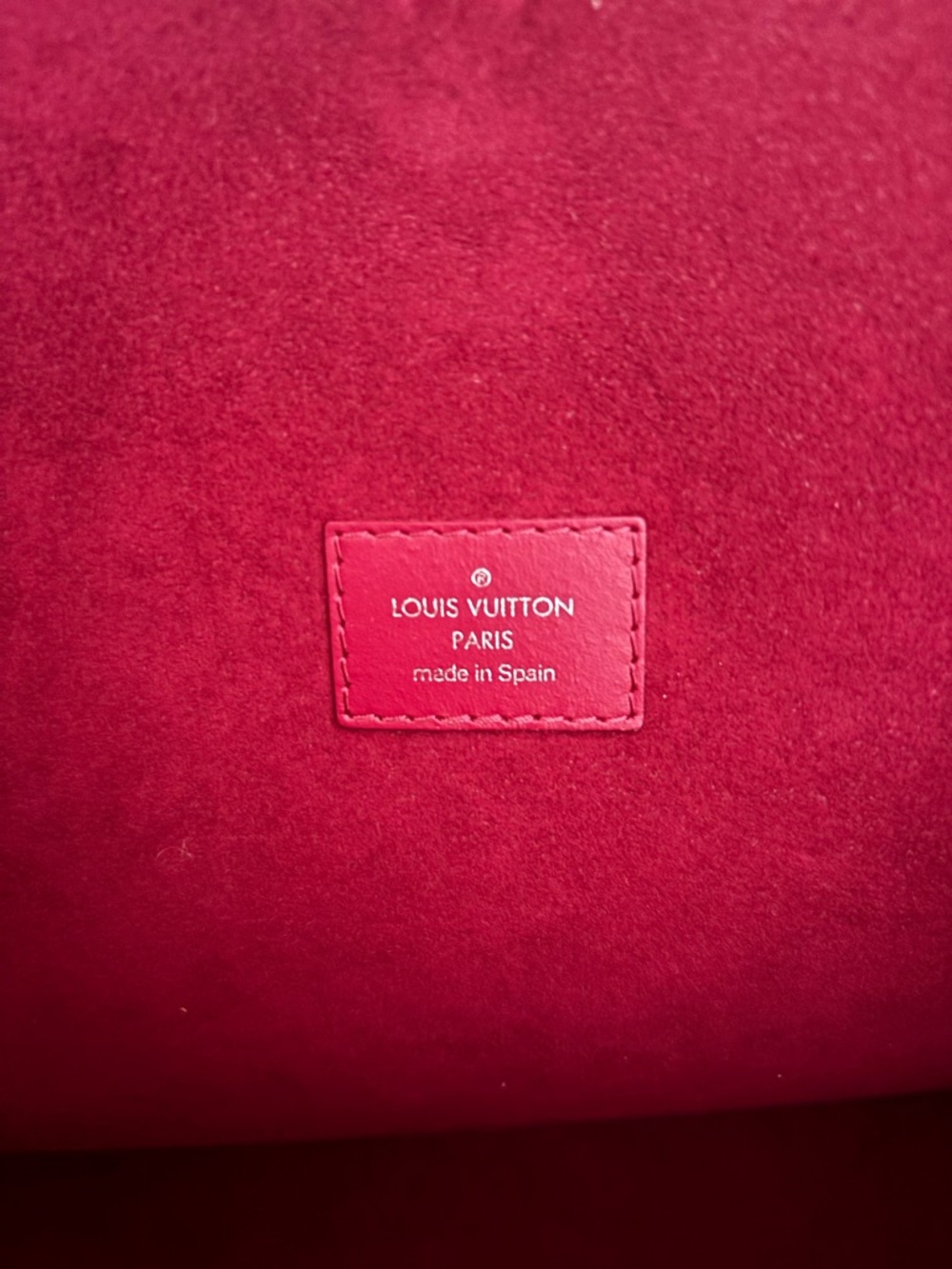 Authentic Louis Vuitton Neverfull MM  / pochette in Fuchsia - Picture 10 of 16